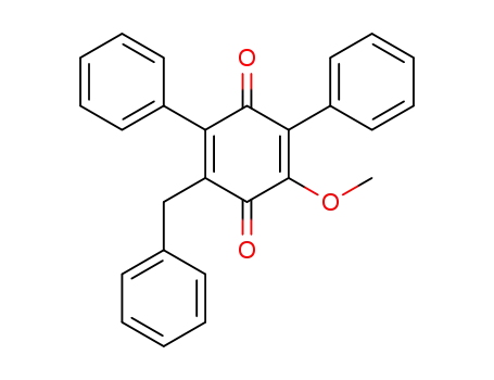 2-Methoxy-3.5-diphenyl-6-benzyl-benzochinon-(1.4)