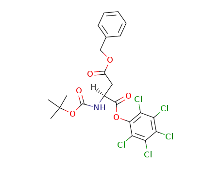 (S)-2-tert-Butoxycarbonylamino-succinic acid 4-benzyl ester 1-pentachlorophenyl ester