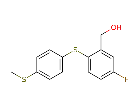 [5-Fluoro-2-(4-methylsulfanyl-phenylsulfanyl)-phenyl]-methanol