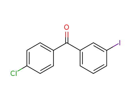 Molecular Structure of 99847-41-3 (4'-CHLORO-3-IODOBENZOPHENONE)
