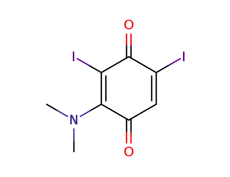 2,6-Diiod-3-dimethylamino-p-benzochinon