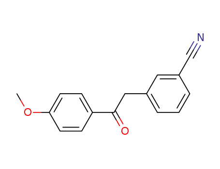 Benzonitrile, 3-[2-(4-methoxyphenyl)-2-oxoethyl]-