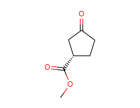 Cyclopentanecarboxylic acid, 3-oxo-, methyl ester, (S)- (9CI)
