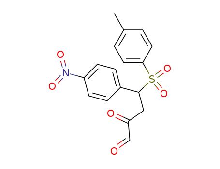 <2-p-Toluolsulfonyl-2-(4-nitro-phenyl)-ethyl>-glyoxal