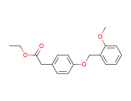 Benzeneacetic acid,4-[(2-methoxyphenyl)- methoxy]-,ethyl ester 
