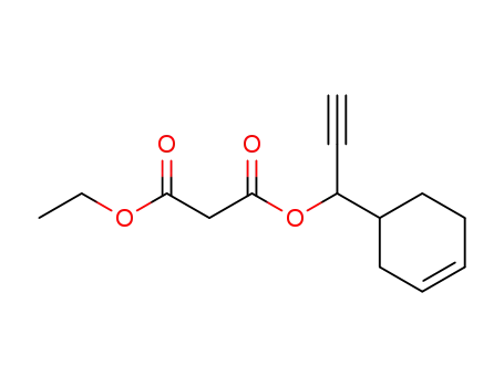 Malonic acid 1-cyclohex-3-enyl-prop-2-ynyl ester ethyl ester