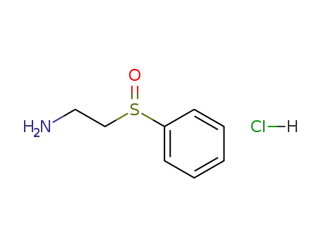 Molecular Structure of 60523-52-6 (2-(phenylsulfinyl)ethanamine)