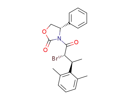 (S)-3-[(2S,3S)-2-Bromo-3-(2,6-dimethyl-phenyl)-butyryl]-4-phenyl-oxazolidin-2-one