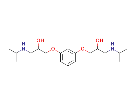 Molecular Structure of 38457-35-1 (1,1'-(m-Phenylendioxy)bis(3-isopropylamino-2-propanol))