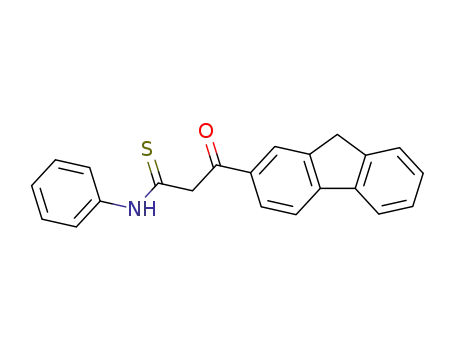 9H-Fluorene-2-propanethioamide, b-oxo-N-phenyl-
