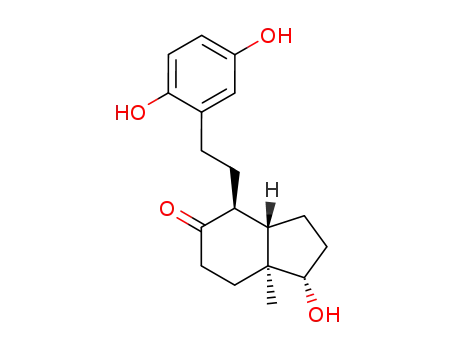 (1S,3aS,4S,7aS)-4-[2-(2,5-Dihydroxy-phenyl)-ethyl]-1-hydroxy-7a-methyl-octahydro-inden-5-one