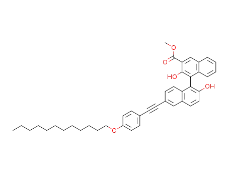 methyl 4-(6-{[4-(dodecyloxy)phenyl]ethynyl}-2-hydroxy-1-naphthyl)-3-hydroxy-2-naphthoate