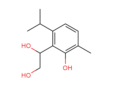 1-(2-hydroxy-6-isopropyl-3-methylphenyl)ethane-1,2-diol