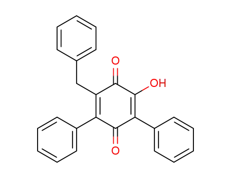 2-Hydroxy-3,5-diphenyl-6-benzyl-benzochinon-(1,4)