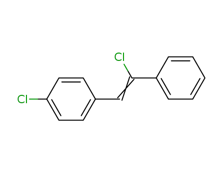 Molecular Structure of 75354-71-1 (Benzene, 1-chloro-4-(2-chloro-2-phenylethenyl)-)