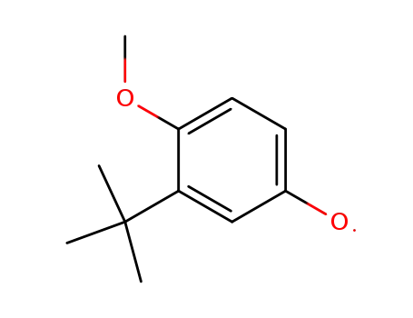 Molecular Structure of 95323-87-8 (3-tert.-Butyl-4-methoxy-phenoxyradikal)