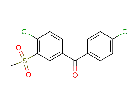 Methanone, [4-chloro-3-(methylsulfonyl)phenyl](4-chlorophenyl)-