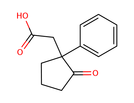 Cyclopentaneacetic acid, 2-oxo-1-phenyl-