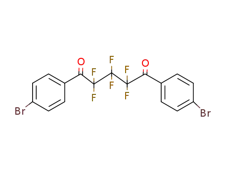 Molecular Structure of 13630-23-4 (Hexafluor-1,3-bis-<4-brom-benzoyl>propan)