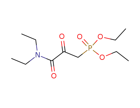Molecular Structure of 173170-50-8 (Phosphonic acid, [3-(diethylamino)-2,3-dioxopropyl]-, diethyl ester)