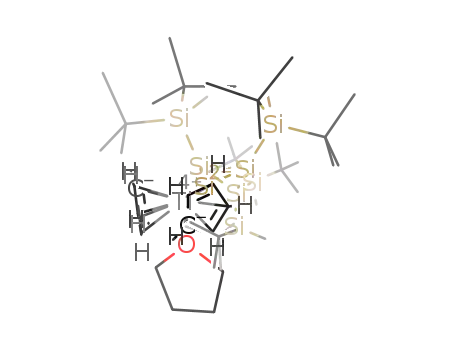 (bis(η<sup>5</sup>-cyclopentadienyl)(THF){η<sup>1</sup>-[1,3,4,4-tetrakis(ditertbutylmethylsilyl)tetrasilabicyclo[1.1.0]butan-2-ylidene]}titanium)