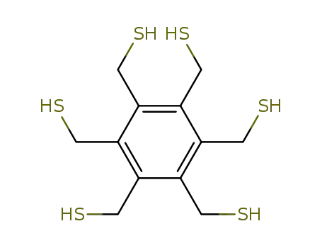 Molecular Structure of 62469-17-4 (Benzenehexamethanethiol)
