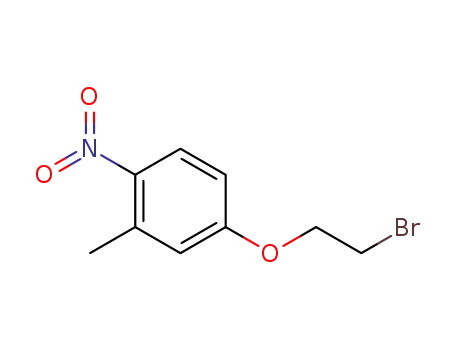 Molecular Structure of 31066-19-0 (2-bromoethyl 3-methyl-4-nitrophenyl ether)