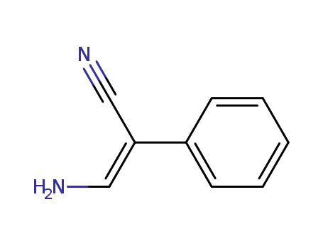 Molecular Structure of 2025-35-6 (Benzeneacetonitrile, a-(aminomethylene)-, (Z)-)