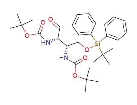[(1S,2R)-2-tert-Butoxycarbonylamino-3-(tert-butyl-diphenyl-silanyloxy)-1-formyl-propyl]-carbamic acid tert-butyl ester
