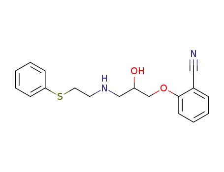 2-[2-Hydroxy-3-(2-phenylsulfanyl-ethylamino)-propoxy]-benzonitrile
