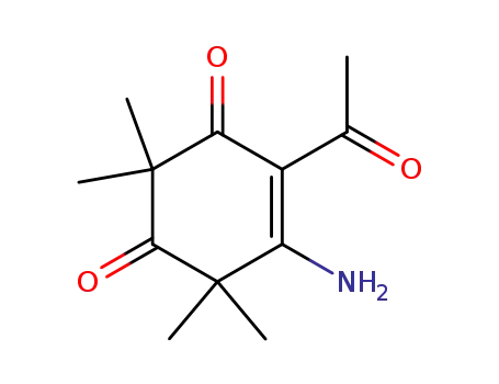 2-Amino-3,3,5,5-tetramethyl-1-acetyl-cyclohex-1-en-4,6-dion