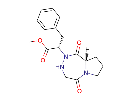 (9aS)-2-((1S)-1-Methoxycarbonyl-2-phenylethyl)-2,3,4,5,7,8,9,9a-octahydro-1H-pyrrolo[2,1-d][1,2,5]triazepine-1,5-dione