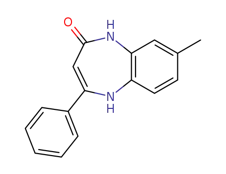 8-methyl-4-phenyl-1,5-dihydro-benzo[<i>b</i>][1,4]diazepin-2-one