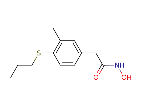 N-Hydroxy-2-(3-methyl-4-propylsulfanyl-phenyl)-acetamide