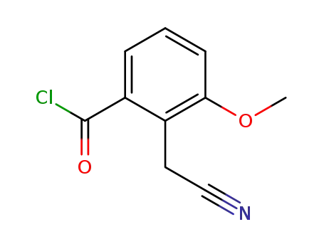 m-Anisoyl chloride, 2-(cyanomethyl)- (8CI)