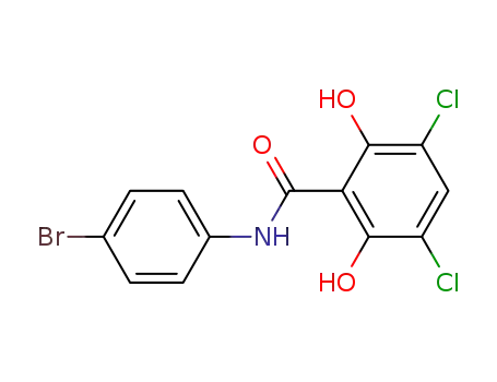 N-(4-Bromo-phenyl)-3,5-dichloro-2,6-dihydroxy-benzamide