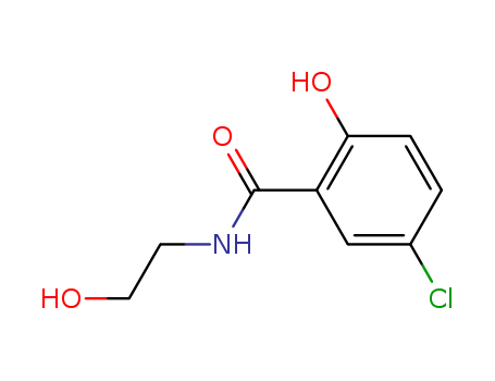 Benzamide,5-chloro-2-hydroxy-N-(2-hydroxyethyl)- cas  6626-89-7