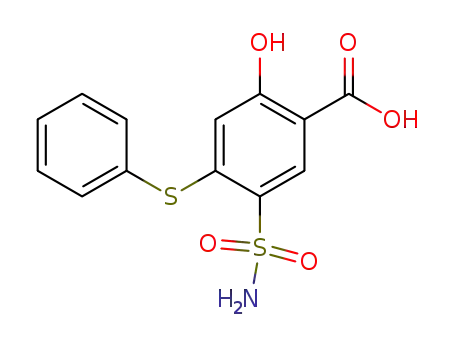 4-Phenylthio-5-sulfamylsalicylsaeure
