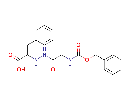 Molecular Structure of 14611-05-3 (N<sup>β</sup>-(Benzyloxycarbonyl-glycyl)-DL-α-hydrazino-β-phenyl-propionsaeure)
