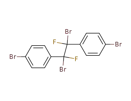 1,2-Bis-<4-brom-phenyl>-1,2-difluor-1,2-dibrom-aethan