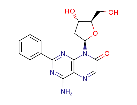 4-Amino-2-phenyl-8-(2-deoxy-β-D-ribofuranosyl)pteridine-7-one
