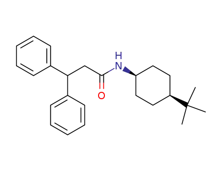 Molecular Structure of 61925-69-7 (Benzenepropanamide, N-[4-(1,1-dimethylethyl)cyclohexyl]-b-phenyl-,
cis-)