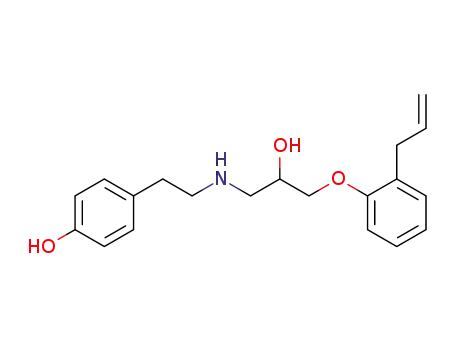 4-하이드록시페네틸아미노-3-(2-알릴)페녹시프로판-2-올