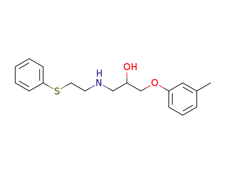 1-(2-Phenylsulfanyl-ethylamino)-3-m-tolyloxy-propan-2-ol