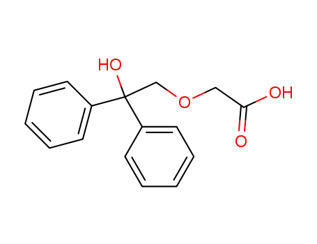 5-Hydroxy-5.5-diphenyl-3-oxa-pentansaeure