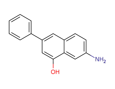 7-Amino-3-phenyl-naphthol-<sup>(1)</sup>