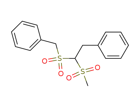 Benzene, [[[1-(methylsulfonyl)-2-phenylethyl]sulfonyl]methyl]-