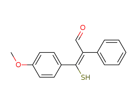 1-Mercapto-1-p-methoxyphenyl-2-formyl-2-phenylethylen