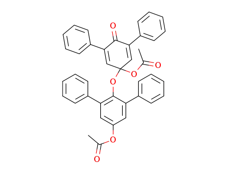 4-(4-Acetoxy-2.6-diphenyl-phenoxy)-2.6-diphenyl-4-acetoxy-Δ<sup>2.5</sup>-cyclohexadienon