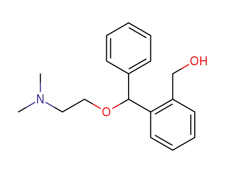 Molecular Structure of 26180-01-8 (o-[α-[2-(Dimethylamino)ethoxy]benzyl]benzenemethanol)
